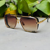Dita – Mach 6 - 64 – Golden Brown - Metal - Sunglasses – Unisex - Premium