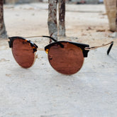 Dior – 1940 - 53 – Tortoise Brown – Metal – Sunglasses - Ladies