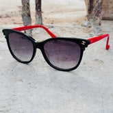 Chanel – 380 - 54 – Red Black Gradient - Acetate - Sunglasses – Unisex - Premium