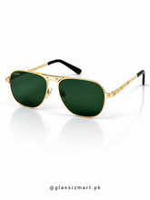 Cartier – CT0532 - 58 – Silver Green - Metal - Sunglasses – Unisex - Premium