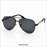 Cartier – 58473 – 60 – Black – Metal – Sunglasses – Unisex