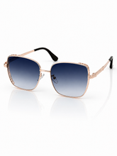 Tees – 2058 – 53 – Rose Gold – Metal – Sunglasses – Ladies