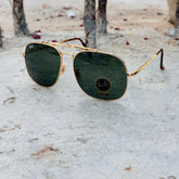 RayBan – 3561 – 57 – Golden Black – Metal - Sunglasses – Unisex - Premium