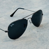 Rayban – 3026 – 62 – Grey Black – Metal – Sunglasses – Unisex