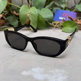 Gucci – 1826 - 57 - Black – Acetate - Sunglasses – Ladies - Premium