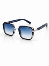Mont Blanc – 341 – 52 – Silver Blue – Metal – Sunglasses – Unisex