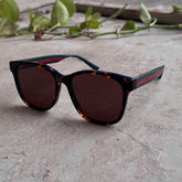 Gucci – 0417 - 56 – Tortoise - Acetate - Sunglasses – Unisex - Premium