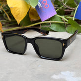 Moscot – 6507 – 53 - Black Green – Acetate – Sunglasses - Unisex