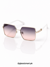 Ferragamo – 2061 – 56 – Silver Pink – Metal – Sunglasses – Ladies