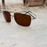 Cartier – 201610 - 53 – Brown - Metal - Sunglasses – Unisex - Premium