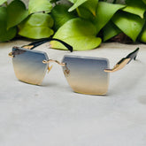 Prada – 3086 – 62 – Golden Multi – Metal - Sunglasses – Rimless - Unisex