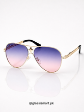 LV – 2A808 – 57 – Golden Pink Gradient – Metal - Sunglasses – Unisex
