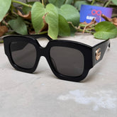 Gucci – 1546 - 50 - Black – Acetate - Sunglasses – Ladies - Premium