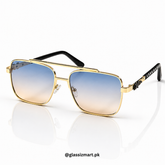 Cartier – 5036 – 52 – Golden Multi – Metal – Sunglasses – Unisex
