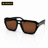 Tom Ford – 1202 - 54 - Black Brown – Acetate - Sunglasses – Unisex - Premium