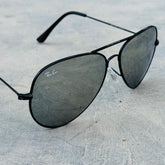 Rayban – 3026 – 62 – Grey Mercury – Metal – Sunglasses – Unisex