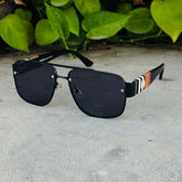 Burberry – 8548 - 62 – Black – Metal – Sunglasses – Unisex