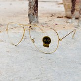 Rayban – 3026 – 62 – Golden – Metal – Optics – Unisex