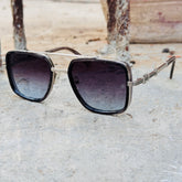 Balmain – 19314 – 57 – Grey – Metal – Sunglasses – Unisex