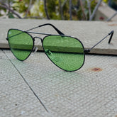 Rayban – 3026 – 62 – Black Green – Metal – Sunglasses – Unisex - Premium