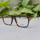 Cartier - 0370 – 54 – Tortoise – Acetate - Metal - Optics – Unisex - Premium