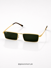 RayBan – 3741 – 56 – Golden Green – Metal - Sunglasses – Unisex - Premium