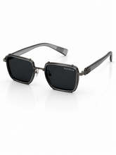 Balmain – 98038 - 52 - Grey Black – Metal – Sunglasses - Unisex