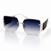 Fendi – 2266 – 60 – Black Gradient – Metal – Sunglasses – Ladies