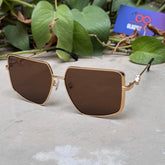 Fendi – 4014 - 59 – Golden Brown – Metal - Sunglasses – Ladies - Premium