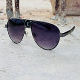 Louis Vuitton – 0875 - 56 – Black - Metal - Sunglasses – Unisex - Premium