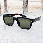 Moscot – 6507 – 53 - Black Green – Acetate – Sunglasses - Unisex