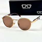 Prada – 56ZS – 54 – Golden Brown – Metal – Sunglasses – Unisex