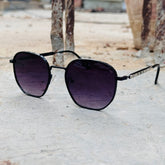 Louis Vuitton – 18131 – 55 – Silver Black – Metal - Sunglasses – Unisex