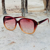 Gucci – 002 - 56 – Pink - Acetate - Sunglasses – Ladies - Premium