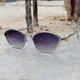 Loewe – 23248 – 58 – Silver Grey – Metal – Sunglasses – Ladies