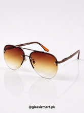 Gucci – 22317 – 60 – Brown – Metal – Sunglasses – Unisex