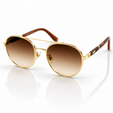 Dita – 23201 – 57 – Golden Brown Gradient – Metal – Sunglasses – Unisex