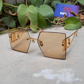 Dior – Montaigne s7u - 64 – Yellow – Metal - Sunglasses – Ladies - Premium