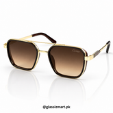 Cartier – 58497 – 54 – Golden Brown – Metal – Sunglasses – Unisex