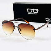 Gucci – 22317 – 60 – Brown – Metal – Sunglasses – Unisex