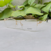 Cartier - 0471 – 54 – Golden - Metal - Optics – Unisex - Premium