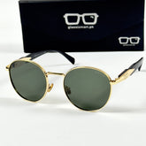 Prada – 56ZS – 54 – Golden Green – Metal – Sunglasses – Unisex