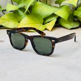 RayBan – 2140 – 54 – Tortoise Green – Acetate- Sunglasses – Unisex - Premium
