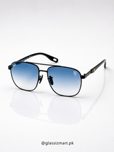 RayBan – 3659 – 55 – Black Blue – Metal - Sunglasses – Unisex - Premium