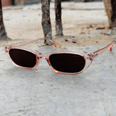 Dior – 570 - 53 – Transparent – Acetate – Sunglasses - Ladies