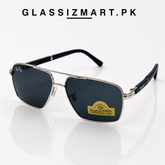 Rayban – 9713 - 56 – Silver Black – Metal – Sunglasses