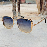 Dior – 235 - 56 – Golden Multi – Metal – Sunglasses - Ladies