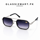 Lacoste – 9005 – 58 – Silver Black Gradient – Metal – Sunglasses – Unisex