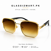Carrera – 23013 – 58 – Golden Brown Gradient – Metal – Sunglasses – Unisex