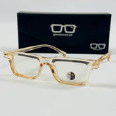 Moscot – P349 - 49 - Transparent Orange – Acetate – Optics - Unisex (Transition)